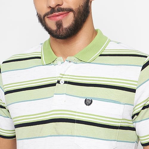 Image of Duke Stardust Men Polo Neck Half Sleeve Cotton T-Shirt (LF7047 Pista S)