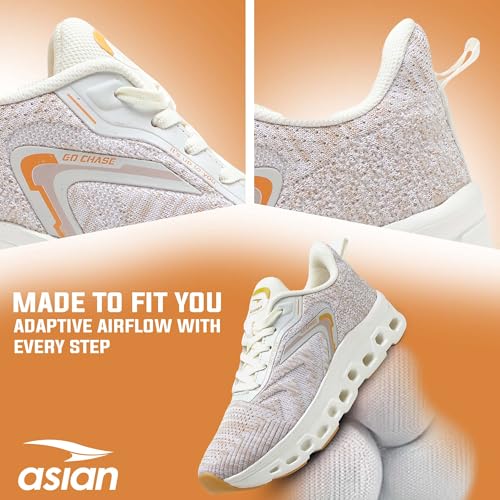 Image of ASIAN Powerplay-28 Running Shoes for Men | Memory Foam Lightweight Shoes with Air Coil Sole Technology | Ideal for Running, Training