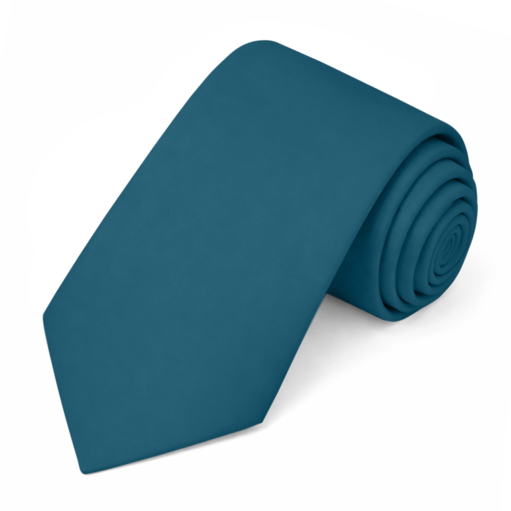 Jacob Alexander Solid Color Mens Tie - Soft-lined Necktie - Timeless Formal Look for Weddings and Business - (Regular Size)