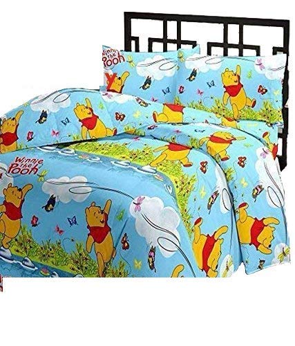 TIQH Cartoon Print Reversible Poly Cotton Multicolor Single Bed Ac Blanket/Dohar for Kids (85 x 55 inches) (Multicolor 02)