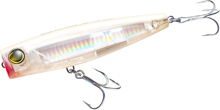 YO-Zuri Salt Lure 3D Inshore Popper Floating 90mm Color Bone Silver