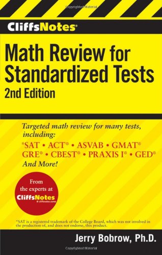 Compare Textbook Prices for CliffsNotes Math Review for Standardized Tests Cliffs Test Prep Math Review Standardized 2 Edition ISBN 8580001041322 by Bobrow Ph.D., Jerry
