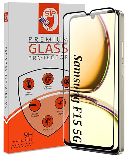 Image of Premium Tempered Glass Screen Protector Compatible for Samsung F15 5G / M15 5G / A15 5G (6.6 Inch, Pack of 1) | Edge to Edge Coverage Full Protection With installation kit