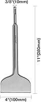 Vista 5 de SDS Plus cincel, Firecore - Brocas de eliminación de azulejos de 4 x 11 pulgadas para taladro de martillo giratorio SDS Plus, pala de acero