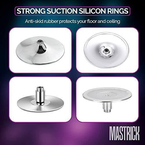 image for MASTRICK Professional Stripper Pole Spinning Static Dancing Pole Porta