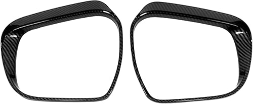 Para Nissan Navara NP300 2015-2021, espejos retrovisores de lluvia protector de sombra decoración cubierta Trim Car Styling