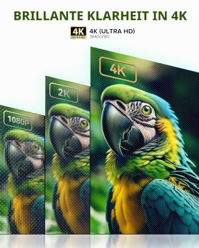 Newsoul Portable Monitor 4K 14 Zoll, QLED Tragbarer Monitor 3840x2160 UHD – Ansicht 2