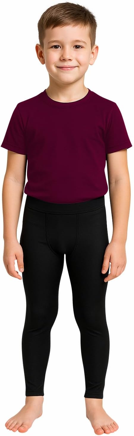 ROAR-INT Kids MMA Leggings Athletic Pants BJJ Spats Kid Compression Leggings Base Layer Jiu Jitsu Spats