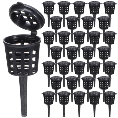 Yardwe 50PCS Fertilizer Baskets with Lid for Bonsai, Fertilizer Mesh Box for Orchid Succulent, Plant...