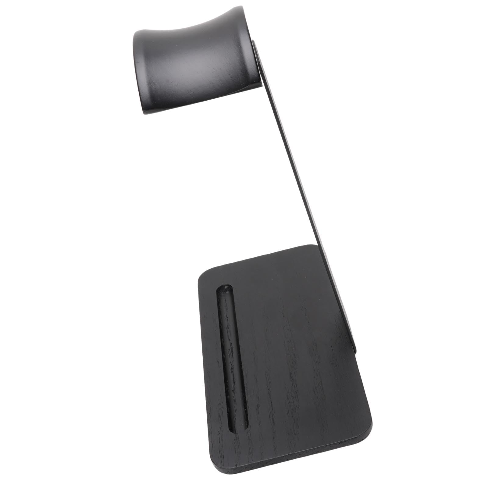 Tosuny Supporto per Cuffie in Noce con Base in Lega di Alluminio, per Uso | Anti Slip Desktop Headset Holder, Space Saving Rack for Gaming and Music Headphones