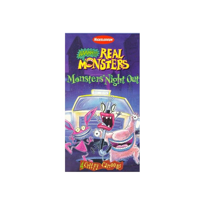 Buy ahh Real Monsters Monsters Night Out 1997 Vhs Online At Desertcart Cayman Islands