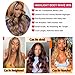 studyy Highlight Ombre 360 Lace Front Wigs Human Hair Pre Plucked with Baby Hair Body Wave Balayage Honey Blonde HD 360 Full Lace Frontal Wigs for Women 24inch