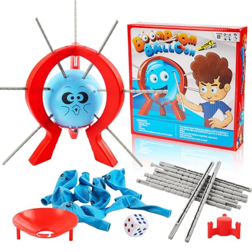 JWTRSVTY Jeu Éclatant de Ballon Boom, Interactif pour Amis et Famille, Idéal pour Fêtes,...
