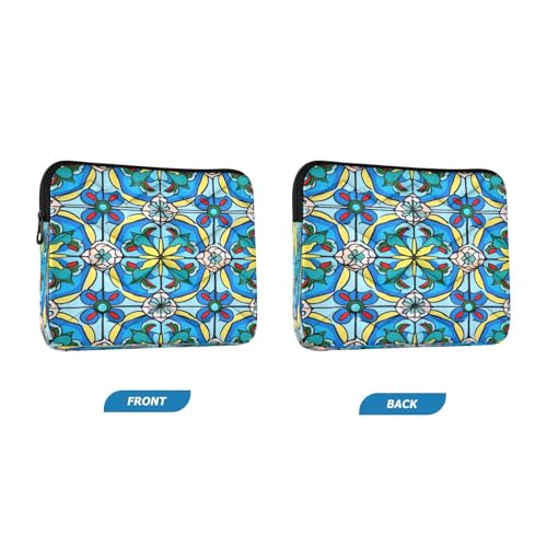 Funda para portátil de 13-14 pulgadas con diseño Talavera miniatura 2
