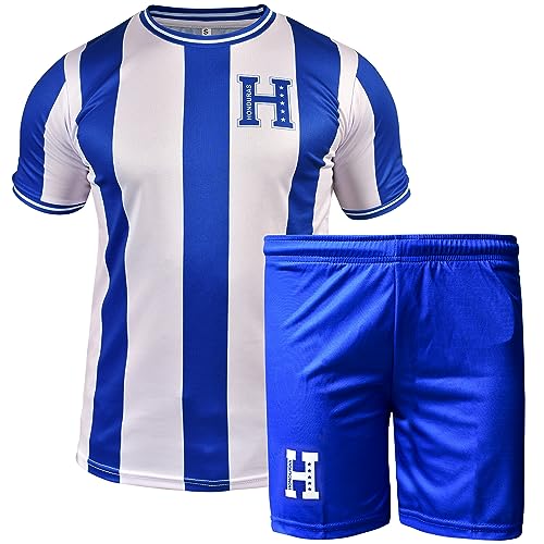Fury Honduras Kids Soccer Jersey & Short for Boys Girls Youth for Kids Soccer Unifrom (as1, age, 7_years, 8_years)