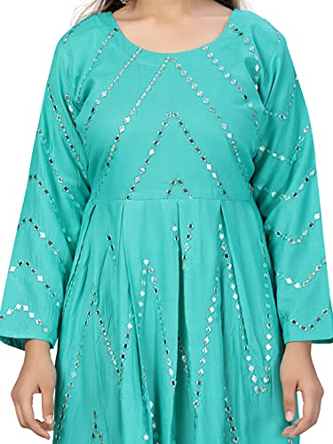 Image of Aarika Girls Navy Blue Colour Middi