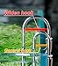 Clscea Aquarium Stainless Steel CO2 Diffuser Widen Hook, DCW300-30