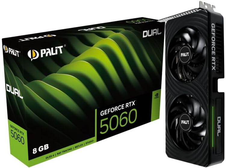 Palit RTX 5060 Dual 8GB / NE75060019P1-GB2063D / Graphics Board