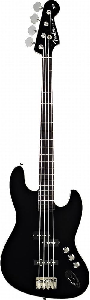 Fender Aerodyne Jazz Electric Bass Guitar, Rosewood Stained