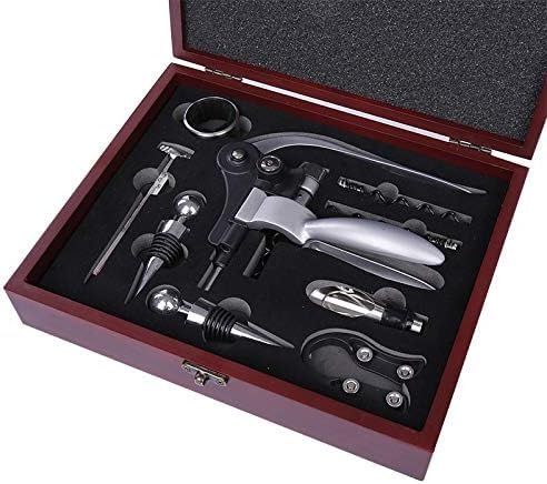 Weinflaschenöffner Set Legierung Korkenzieher mit Stopper und Ausgießer, Weinzubehör für Rotwein, Geschenk für Weinliebhaber