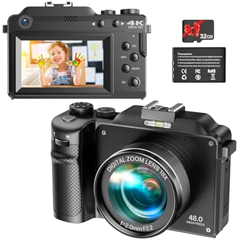 Vmotal 4K Dual Lens Digital Camera Cover