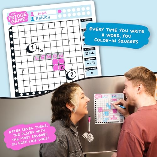 Fridge Game: Juego de mesa para 2 jugadores en inglés miniatura 4