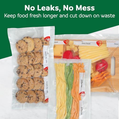 Image of FoodSaver Vacuum Sealer Rolls, 6 Pack 8 inch x 13.3' Rolls (80 Total Feet), BPA-Free Custom Size Storage Bags for Food, Sous Vide, and Meal Prep