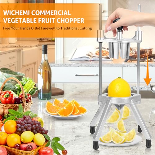 Image of WICHEMI Commercial Lemon Cutter Lime Slicer 8-Wedges Citrus Lemon Wedger