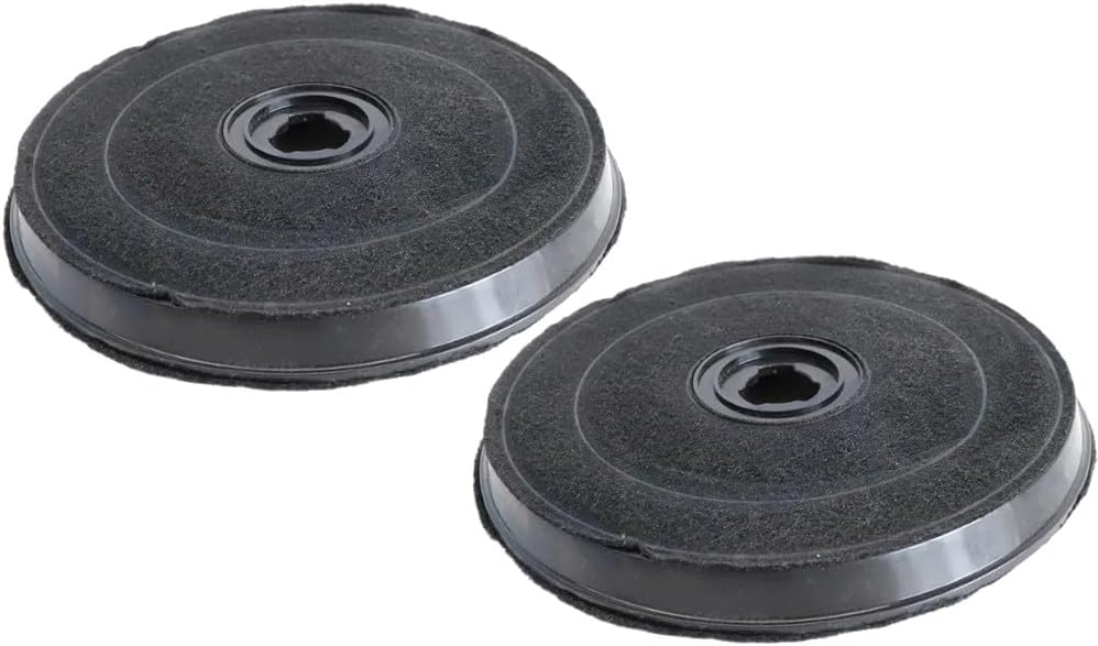 2x Activated Carbon Filter Diameter 230 mm Compatible with Faber Rex Wpro Smeg Viva Zerowatt Cooker Hood Replaces CZ5101X0 Z5101X0 VVZ11V10 11005728 11005736 11005732