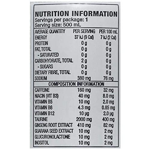 Image of Monster Energy Chefsneed Ultra Zero Drink, (Pack Of 12 Cans X 500Ml Each), Vegetarian - Ultra Zero