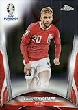 2024 Topps Chrome UEFA Euro #70 Konrad Laimer Austria Official Soccer Card in Raw (NM or Better) Condition