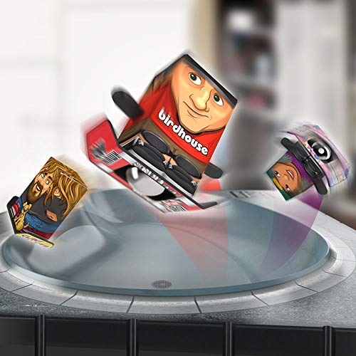 Tony Hawk Box Boarders Super Pack Kidney Bowl Set - With 3 Assorted Skateboarders, 1 Mystery Tony Hawk Figure, 4 Trick Ramps, 1 Clip-on Fisheye Lens and 1 Camera Holder - Skate, Shoot, Share - Ages 4+ - Thumbnail 3
