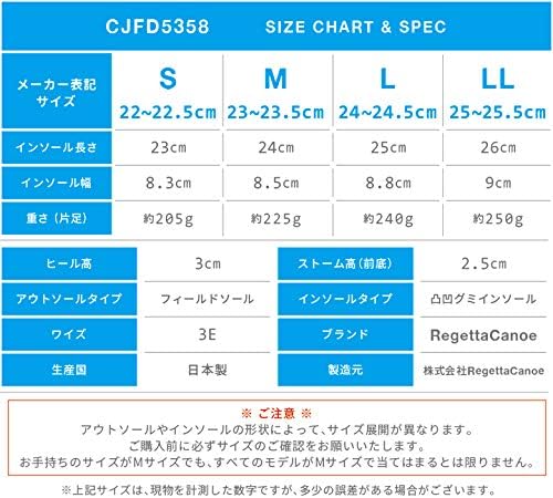 [リゲッタ] Regetta canoe/リゲッタカヌー/レディース 日本製 / CJFD5358 BLK (ブラック/L 24-2
