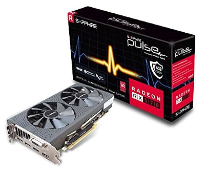 TFGAJKKKKK Sapphire 11266-04-20G Radeon Pulse RX 570 4GB GDDR5 Backplane (UEFI) PCI-E Graphics Card with Dual HDMI/DVI-D/Dual DP OC