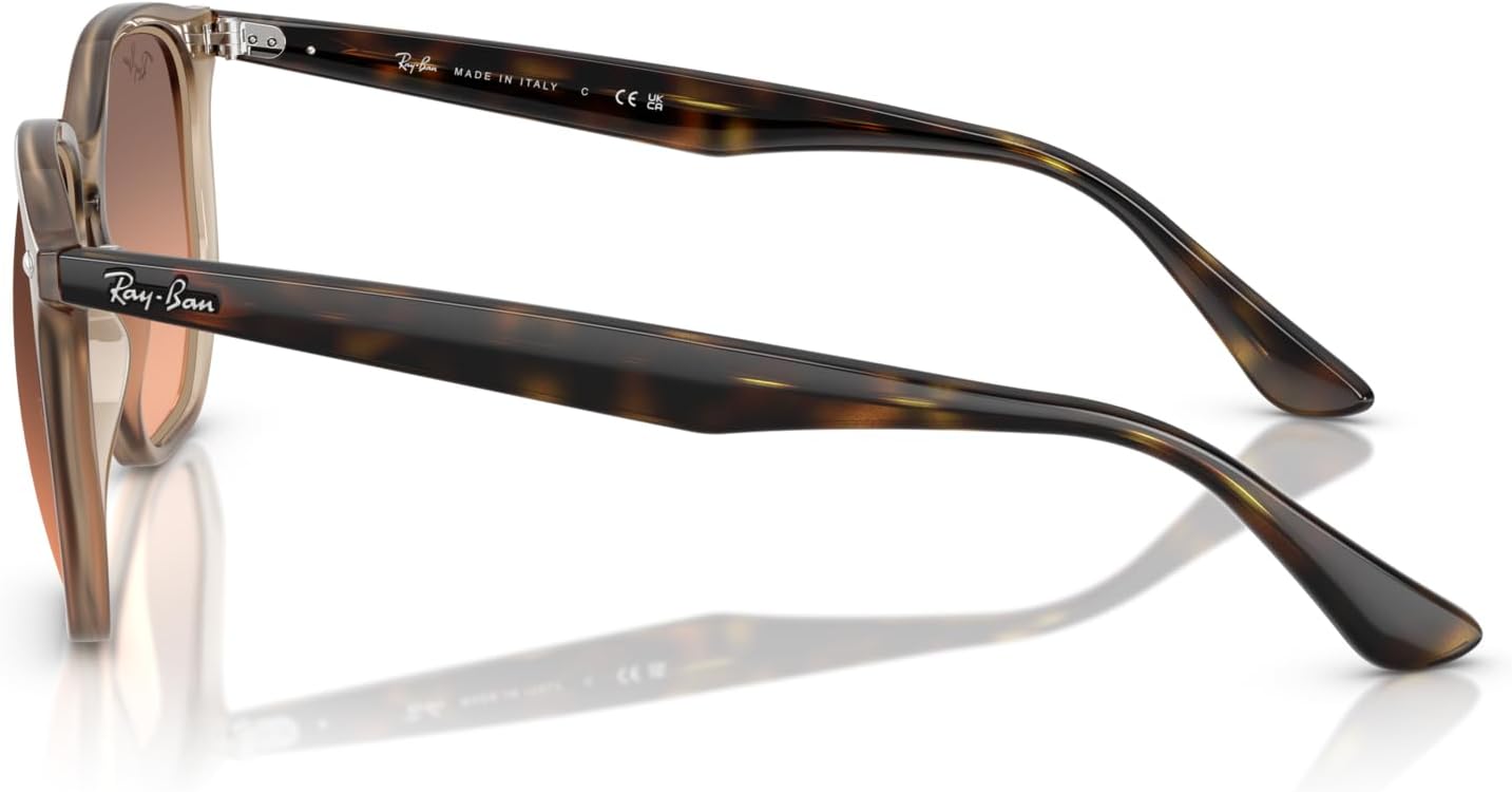 Ray-Ban Rb4306f Low Bridge Fit Hexagonal Sunglasses