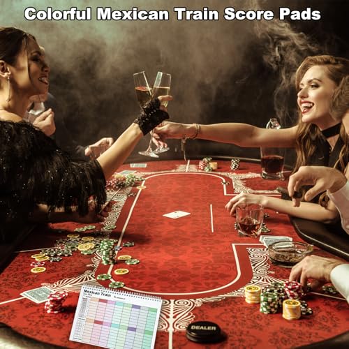 50 Hojas Mexican Train Score Pads para Juego de Domino miniatura 6