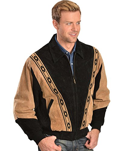 Image of Two-Toned Boar Suede Men's Jacket by Scully