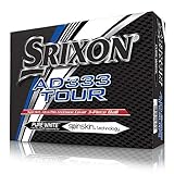 1 Dutzend Srixon Unisex-Adult SRX AD333 Tour 3, Weiss, Einheitsgrösse
