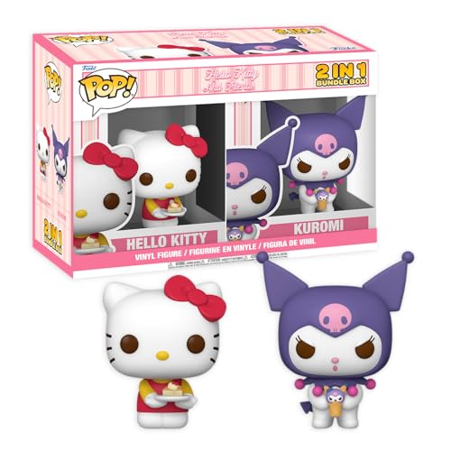 Funko Bundle Box - Hello Kitty Pop! 2 Pack - Hello Kitty & Kuromi- Figura de Vinilo Coleccionable - Idea de Regalo - Mercancia Oficial - Juguetes para Niños y Adultos - Anime Fans