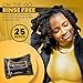 Tress Clean All Natural, Rinse-free Essential Oil Scalp Cleansing Refresh Wipes - Soothing Hair Cleansing Shampoo Wipes. Deodorizing Scalp Detox for Braids & Locs