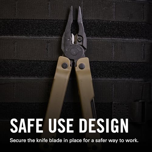 Image of LEATHERMAN Super Tool 300, Replaceable Wire Cutters and Saw, Black