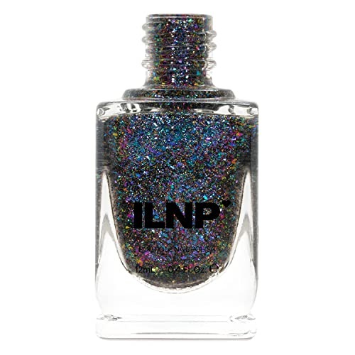 Image of ILNP Paradox (H) - Teal, Blue, Violet, Pink, Fuchsia Holographic Ultra Chrome Color Shifting Flakie Nail Polish