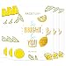 FaceTory Be Bright Be You Vitamin C Brightening Foil Mask - Moisturizing, Revitalizing, and Brightening (Pack of 5)