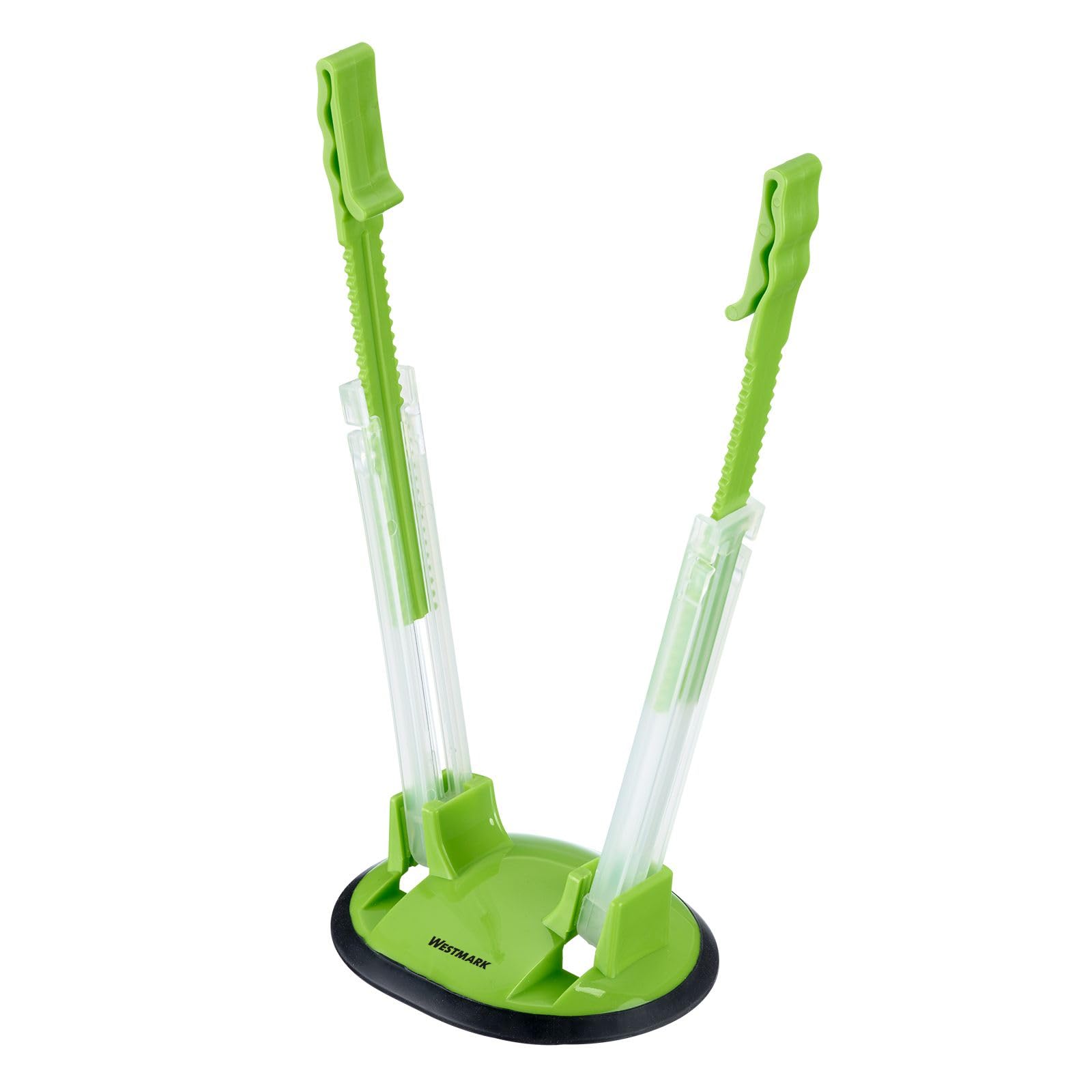 Westmark Beutelhalter – Müheloses Halten und Befüllen von Gefrierbeuteln, Spritzbeuteln oder kleineren Tüten, klappbar für platzsparende Aufbewahrung – 103 x 90 x 176 mm