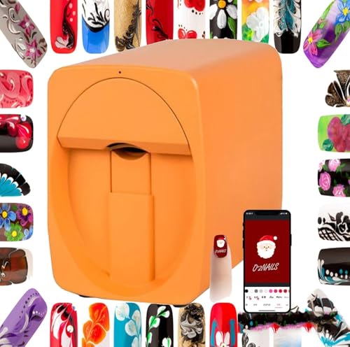 Impresora Digital Móvil Para Decoración De Uñas, Impresora Automática Inteligente 3D, Compatible Con Wifi/bricolaje/USB, Máquina Portátil Multifuncional Para Pintar Uñas, Ideal Para Uso Doméstico(C)