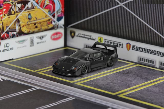 ТоуAE - ***Pre-Order*** Stance Hunters SH 1:64 F40 LM Red/Black body Model Car (Black)