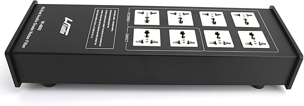 WAudio AC Noise Power Filter - Line Conditioner Power Purifier Surge Protector with Universal Outlets