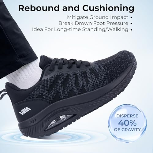 Image of Women's Walking Shoes for Plantar Fasciitis Pain Relief Arch Support Orthotic Tennis Sneakers Supportive Comfortable for Gym Workout US 5.5-11