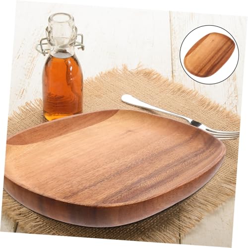 Plato Irregular de Madera Japonesa para Sushi miniatura 7