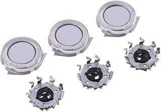 Cabezal de afeitado repuesto, 3 uds., Compatible con cuchilla afeitar SH50/52 AT750 AT751 S5000 S5079 AT890 PT710 PT720 PT721